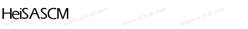 HeiSASC Medium字体转换 HeiSASC Medium字体转换